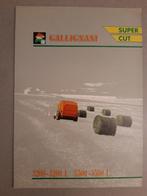 Tractor folder Callignani super cut, Boeken, Catalogussen en Folders, Ophalen of Verzenden, Zo goed als nieuw