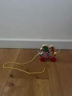 Houten trekfiguur kikker, Verzenden, Nieuw, Overige typen