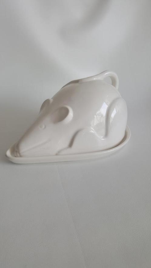 witte muis kaashouder, Huis en Inrichting, Keuken | Servies, Zo goed als nieuw, Overige typen, Overige stijlen, Aardewerk, Ophalen