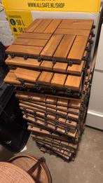 Tegels balkon ikea bruin 40 stuks, Tuin en Terras, Overige materialen, Gebruikt, Ophalen of Verzenden, 10 m² of meer