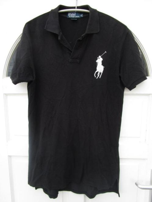 Klassieke zwarte Ralph Lauren polo, maat M, Kleding | Heren, Polo's, Zo goed als nieuw, Maat 48/50 (M), Zwart, Ophalen