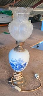 Delfts blauwe tafellamp, Ophalen of Verzenden