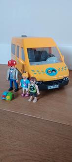 Schoolbus playmobil, Ophalen of Verzenden, Zo goed als nieuw, Complete set