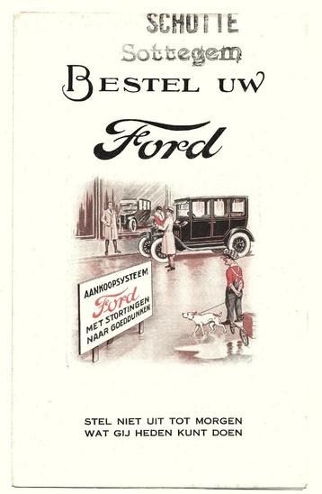 Ford T folder auto vouwfolder pioniertijd beschikbaar voor biedingen