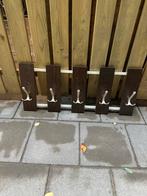 Vintage Houten Wandkapstok - Zie Foto's voor Maten, Wandkapstok, Gebruikt, Ophalen of Verzenden, Minder dan 100 cm