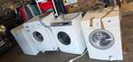 Wasmachine s  2 x en droger met afvoer. Koelkast partij, Ophalen, Zo goed als nieuw, 85 tot 90 cm, 1200 tot 1600 toeren