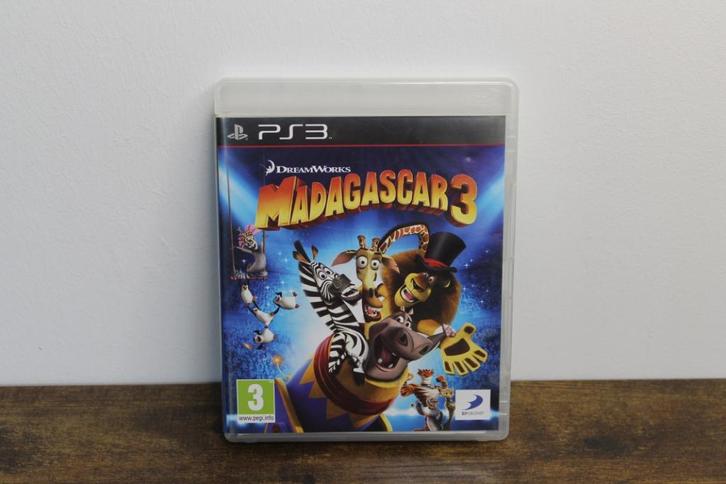 Madagascar 3 PS3, Spelcomputers en Games, Games | Sony PlayStation 3, Zo goed als nieuw, Avontuur en Actie, 2 spelers, Vanaf 3 jaar