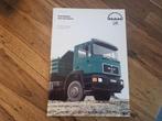 Truck folder MAN voertuigen in de bouw, Ophalen of Verzenden, Zo goed als nieuw