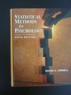 Statistical Methods for Psychology , David C.Howell, Boeken, Studieboeken en Cursussen, Verzenden, Beta, Zo goed als nieuw, WO