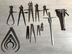 14 stuks Meetgereedschap  metaal of hout zie info, Antiek en Kunst, Antiek | Gereedschap en Instrumenten, Ophalen of Verzenden