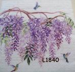 Servetten decoupage/bullet journal – Wisteria L1840, Verzenden, Nieuw, Materiaal
