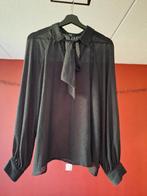 C&A blouse met strik, Kleding | Dames, Blouses en Tunieken, Zwart, Maat 42/44 (L), Nieuw, Ophalen of Verzenden