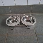 hondenvoer en drinkbakken in standaard, Dieren en Toebehoren, Hondenvoerbakken en Drinkbakken, Ophalen