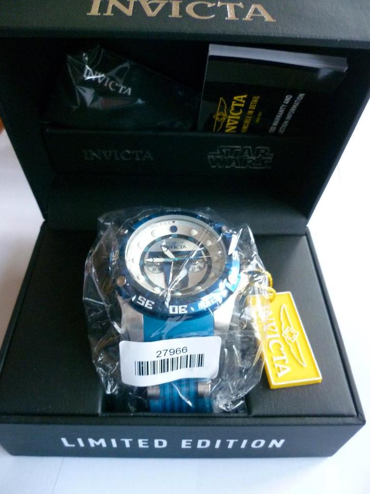 LIMITED EDITION STARWARS CHRONOGRAPH HORLOGE ''JANGO FETT', Verzamelen, Star Wars, Nieuw, Gebruiksvoorwerp, Ophalen of Verzenden