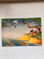 Frans van Lamsweerde    Vissende kat, Ophalen of Verzenden, 1940 tot 1960, Gelopen, Overige thema's