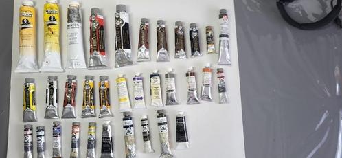 33 Diverse olietubes, Hobby en Vrije tijd, Schilderen, Zo goed als nieuw, Olieverf, Ophalen