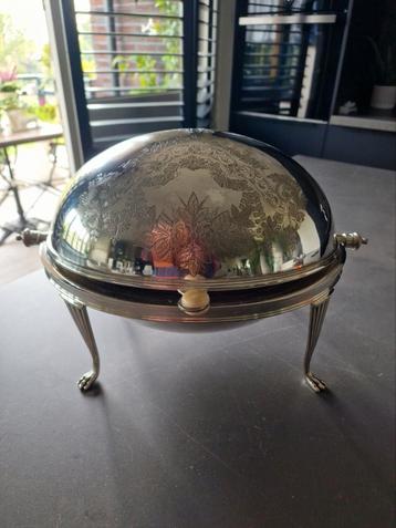  verzilverd fish vis  Chafing Dish gemerkt  beschikbaar voor biedingen