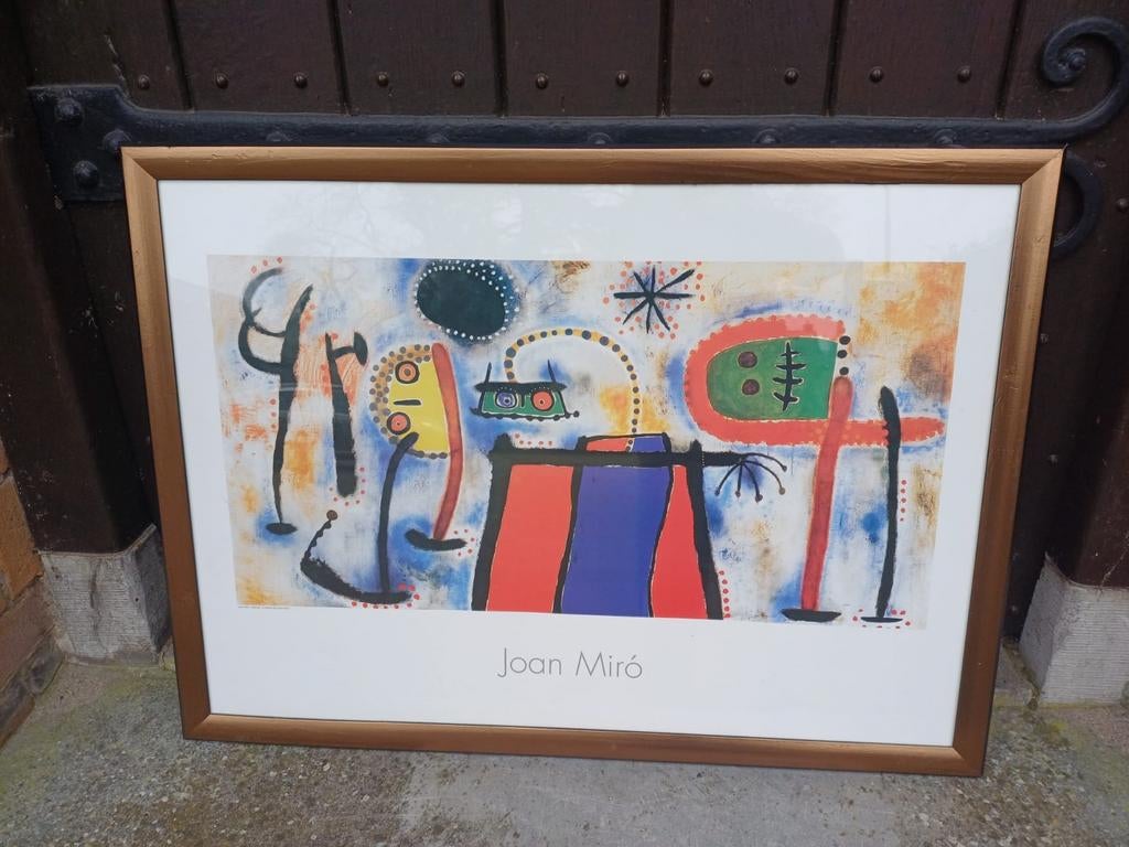 JOAN MIRO .1893 / 1983. MOOIE DRUK. IN NIEUWSTAAT., Antiek en Kunst, Kunst | Litho's en Zeefdrukken, Ophalen