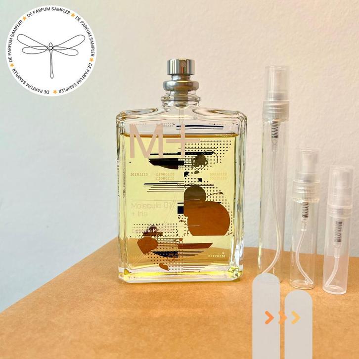 Escentric Molecules Molecule 01+ Iris Sample, Sieraden, Tassen en Uiterlijk, Uiterlijk | Parfum, Nieuw, Ophalen of Verzenden