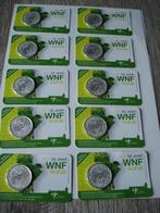 50 JAAR   W.N.F.  IN  COINCARDS, Postzegels en Munten, Munten | Nederland, Ophalen of Verzenden, Koningin Beatrix, Euro's, Setje