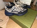 Gucci Rhyton Blauw - Maat 42, Ophalen of Verzenden, Zo goed als nieuw, Blauw, Sneakers of Gympen