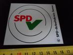 sticker politiek SPD arbeitskreis senne, Ophalen, Zo goed als nieuw