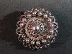 Grote broche antiek zilver klederdracht 19e eeuw. 2082, Ophalen of Verzenden, Zilver