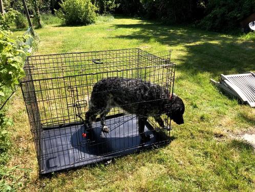 zwarte bench xl, Dieren en Toebehoren, Hondenbenches, Zo goed als nieuw, Ophalen