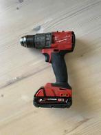 Milwaukee M12 FPD2-0 12V Li-Ion Accu Klopboormachine +accu2, Ophalen of Verzenden, Zo goed als nieuw, Kolomboormachine, Klopboormechanisme