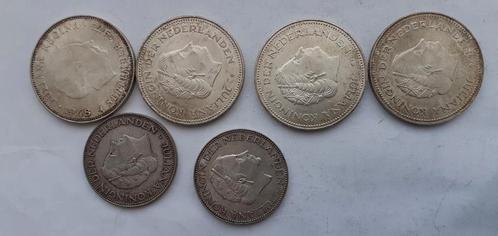 Zilver., Postzegels en Munten, Munten | Nederland, 10 gulden, Koningin Juliana, Zilver, Ophalen of Verzenden