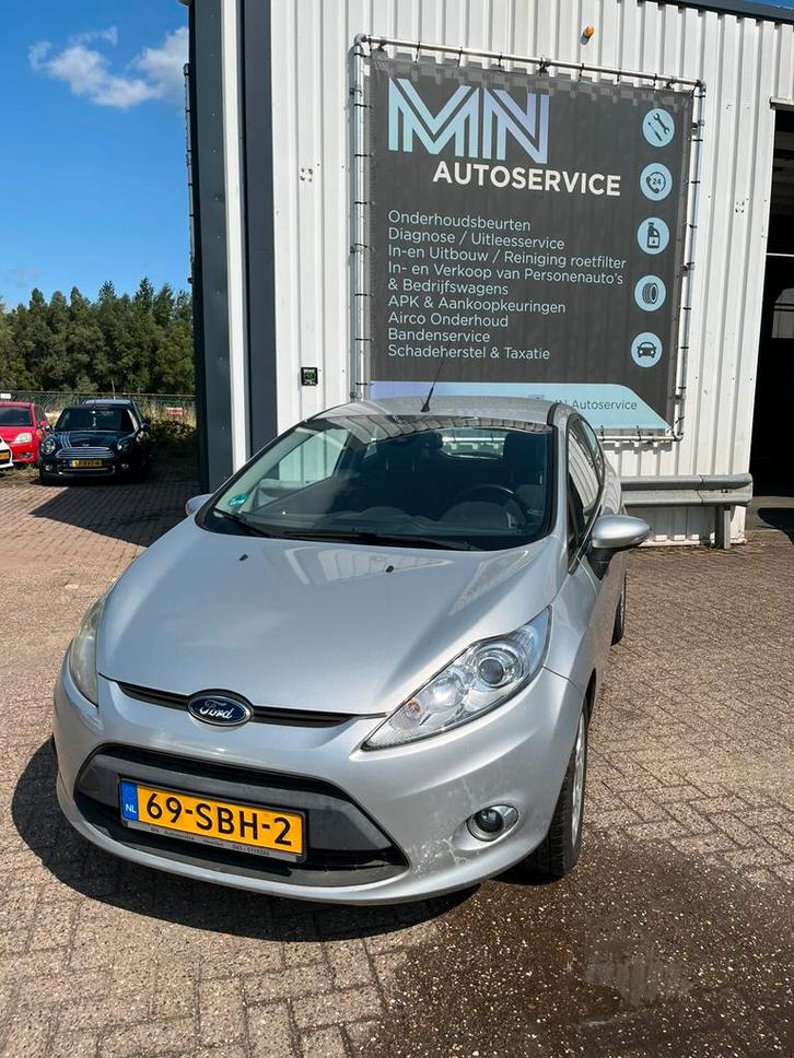 Ford Fiësta 1.25 60KW Airco 2011 Grijs, Auto's, Ford, Bedrijf, Fiësta, Benzine, B, Hatchback, Handgeschakeld, Origineel Nederlands