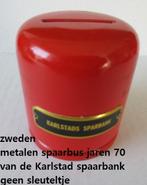 mooie Zweedse bijenkorf spaarpot. Karlstads sparbank, Ophalen of Verzenden, Zo goed als nieuw, Metaal of Blik, Overige thema's