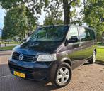 VW T5 L2H1 2.5 TDI Caravelle dubb.cab. aut. 2006, Stof, Volkswagen, Zwart, Parkeersensor
