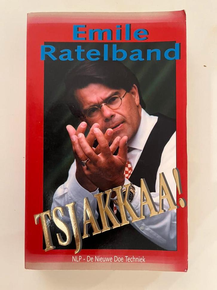 Emiel Ratelband – Tjakkaaa!, Boeken, Psychologie, Gelezen, Ophalen of Verzenden