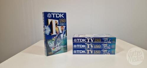 TDK TV180 Videoband | 180 Minuten | VHS | Nieuw in Folie, Audio, Tv en Foto, Videospelers, Nieuw, Videoband, Ophalen of Verzenden