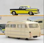 Simca Chambord geel 1958 & caravan Henon 1/43 NOREV CL5711, Hobby en Vrije tijd, Modelauto's | 1:43, Verzenden, Nieuw, Auto, Norev