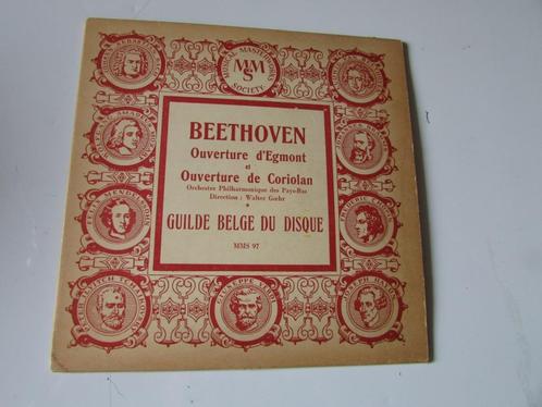 BEETHOVEN, EGMONT OVERTURE, OP. 84, SINGLE, Cd's en Dvd's, Vinyl | Klassiek, Gebruikt, Classicisme, Opera of Operette, Overige formaten