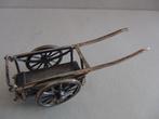 miniatuur zilver L11B transport handkar zilveren miniaturen, Antiek en Kunst, Verzenden, Zilver
