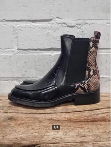 BilliBi - Prachtige leren chelseaboots maat 40 - Nieuw €255 beschikbaar voor biedingen