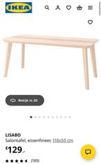 Ikea Lisabo tafel te koop. Afmetingen: 118,50,50, Huis en Inrichting, Tafels | Eettafels, 100 tot 150 cm, Zo goed als nieuw, Rechthoekig