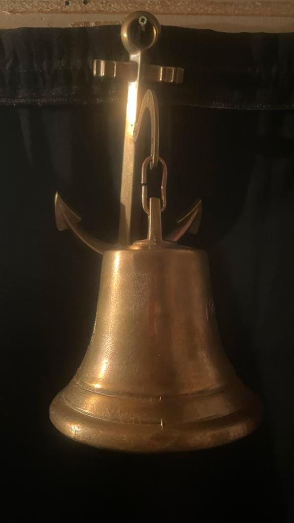 Antieke Scheepsbel SK-Goben 1916, Antiek en Kunst, Antiek | Koper en Brons, Koper, Ophalen of Verzenden