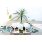 Set van 6 Witte Acryl Wijnglazen 460 ml – Breukvrij, Verzenden, Nieuw, Overige typen