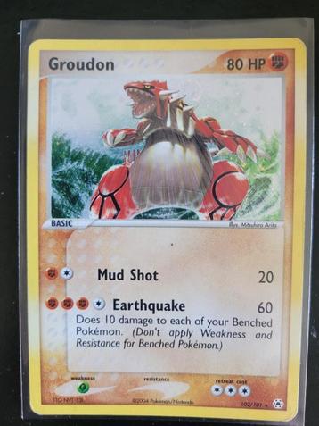 Groudon (HL 102) EX Hidden Legends - Singles beschikbaar voor biedingen