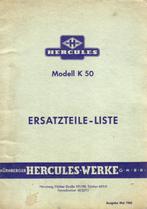 Hercules Ersatzteile-Liste Modell K50 1963 (5587z), Ophalen of Verzenden, Zo goed als nieuw