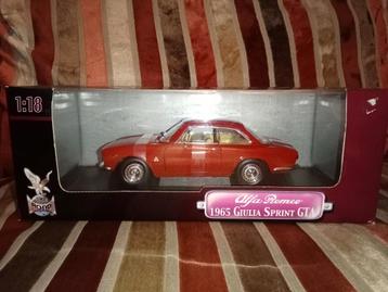 Alfa Romeo Giulia Sprint GTA 1:18 - Road Signature beschikbaar voor biedingen