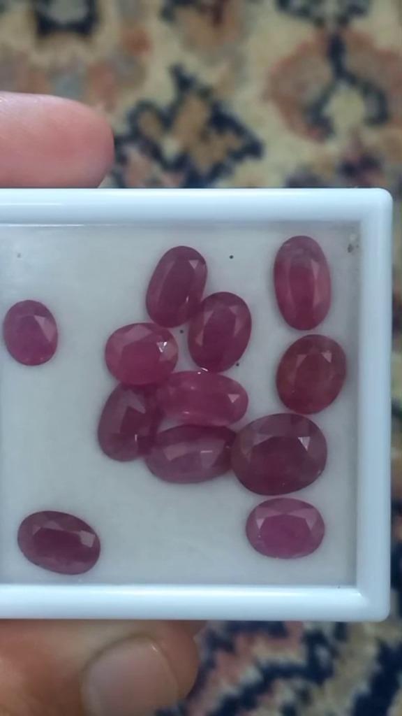 25 karaat Afrikaanse Robijnen, Sieraden, Tassen en Uiterlijk, Edelstenen, Nieuw, Verzenden