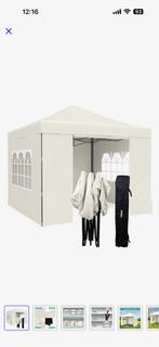 Partytent 3x3 beige, Tuin en Terras, Partytenten, Ophalen of Verzenden, Nieuw, Minder dan 5 meter, Partytent