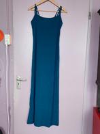 Vintage blauwe glitter galajurk - Maat M, Maat 38/40 (M), Blauw, Ophalen of Verzenden, Zo goed als nieuw