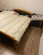 Bed 2-pers hout MDF, Ophalen of Verzenden