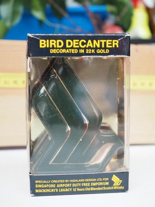 71. Bird Decanter Groen met 22k good, Antiek en Kunst, Antiek | Glas en Kristal, Ophalen